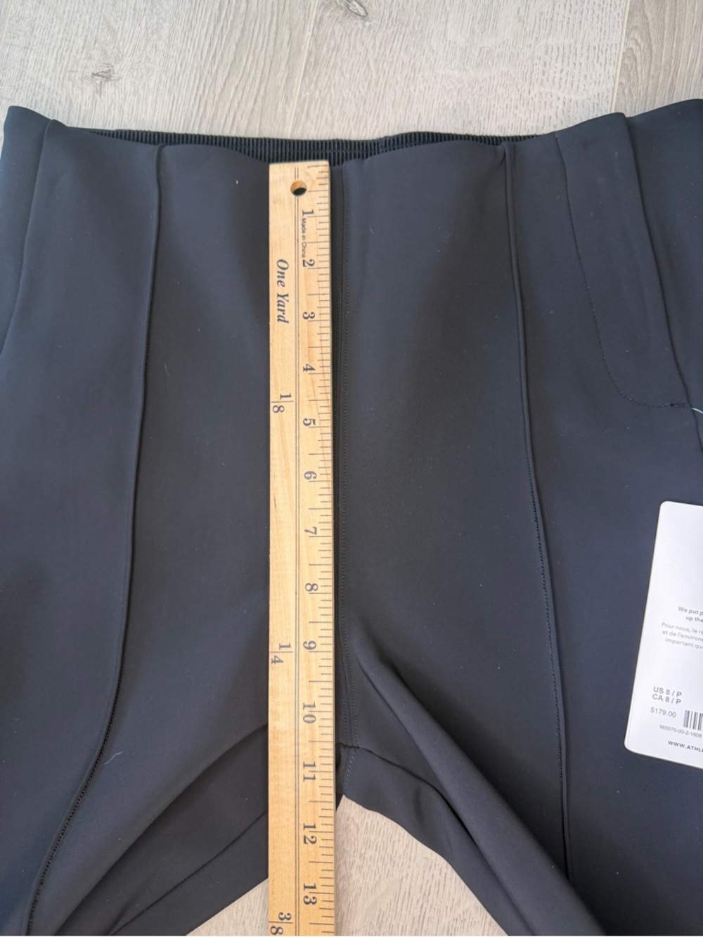 Athleta NWT Glacier Snow Skinny Pant Black 8 Petite $179 #985570 - Picture 6 of 9
